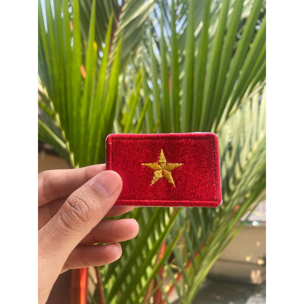 PATCH EMBLEM BORDIR BENDERA VIETNAM