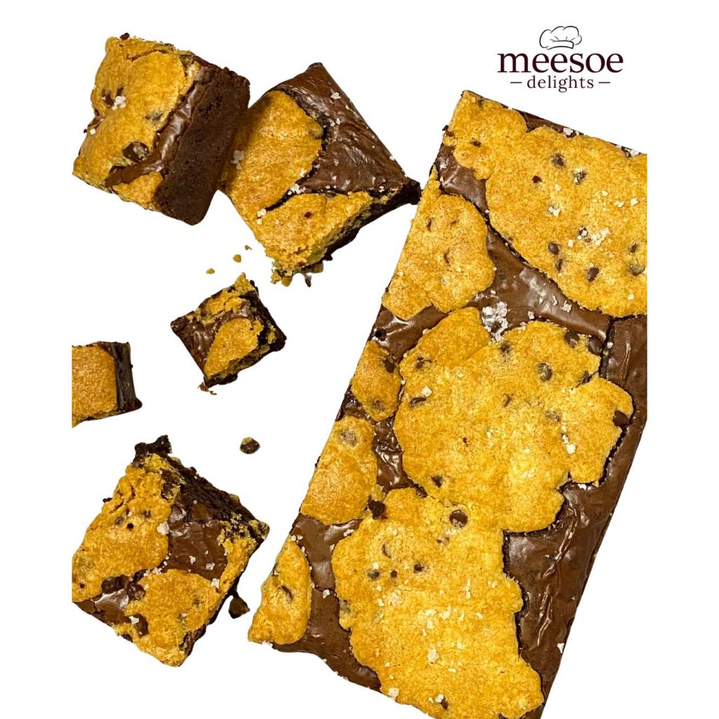 

Meesoe Dark Fudgy Brookies (Brownies Cookies)