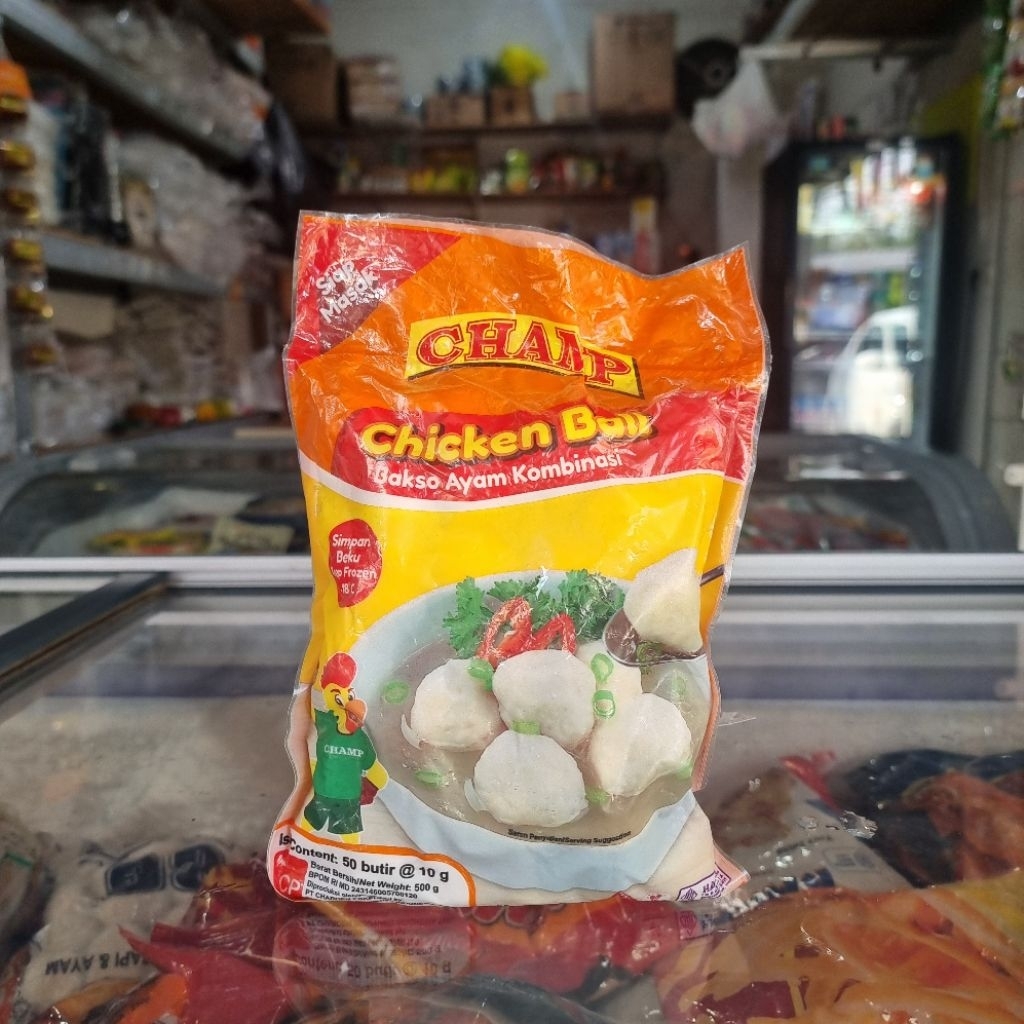 

Champ Bakso Ayam Kombinasi 500g isi 50 Butir