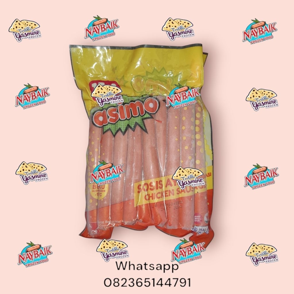

nay baik-Sosis asimo 500grm
