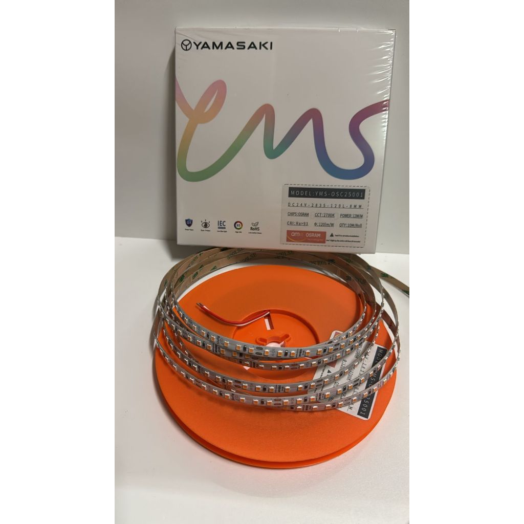 YAMASAKI LED Strip Light with OSRAM CHIP | 24V 2835 10 METER | Premium Quality - 2700K/3000K/3500K/4