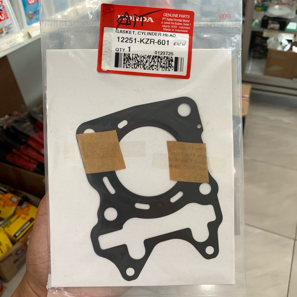 PAKING DEXEL VARIO 125 LAMA VARIO TECHNO | PAKING DEXEL KZR | GASKET CYLINDER HEAD KZR HONDA ORI