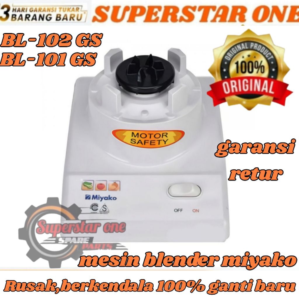 mesin blender miyako BL-102GS/BL 102 GS/BL102GS