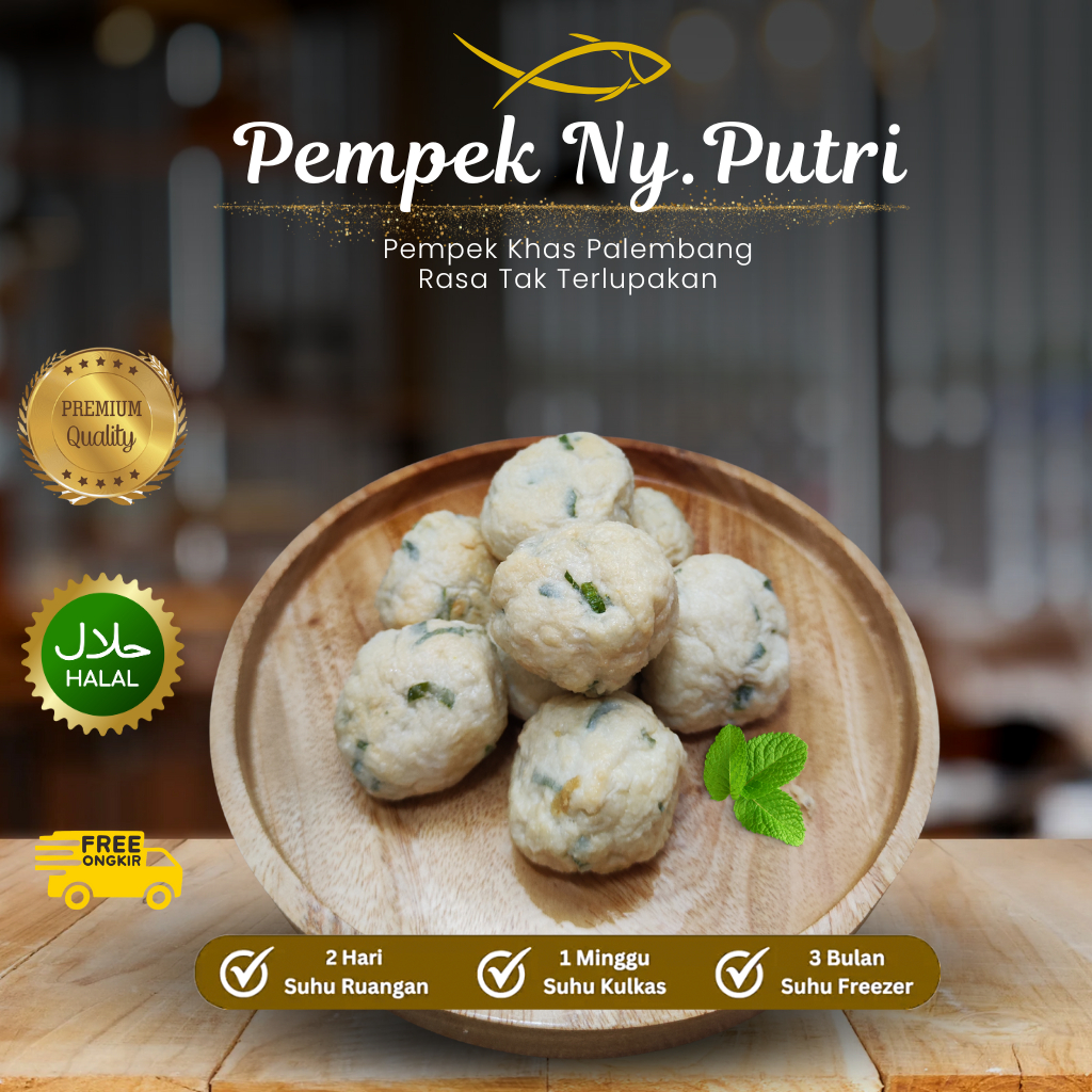 

Pempek Bulat 10 Pcs | Pempek Premium Khas Palembang