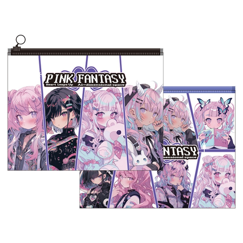 

Map Dokumen Zipper M&G Pink Fantasy Plastik