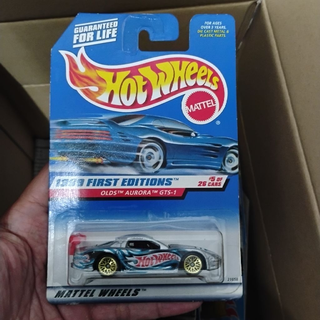 Hot wheels 1999 first edition old Aurora GTS 1
