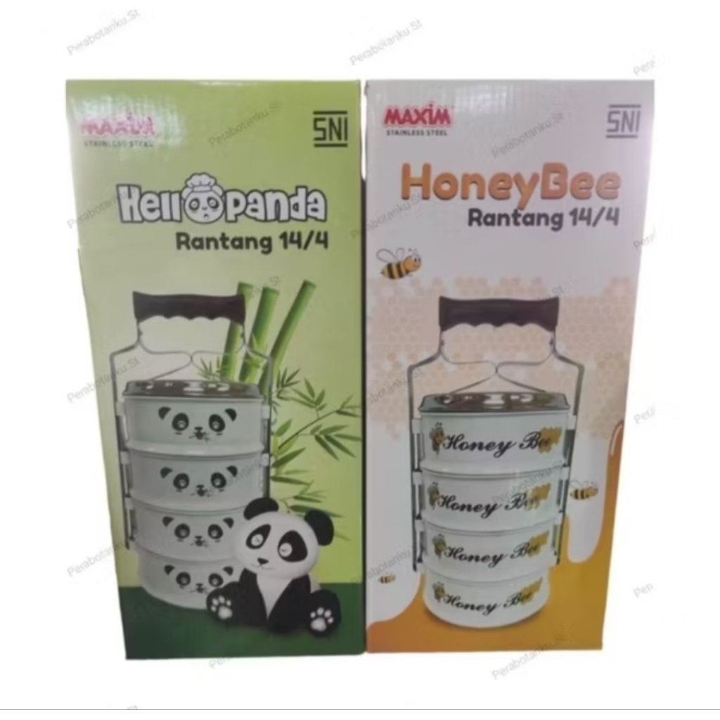 Rantang stainless steel susun 4 / Rantang susun 4