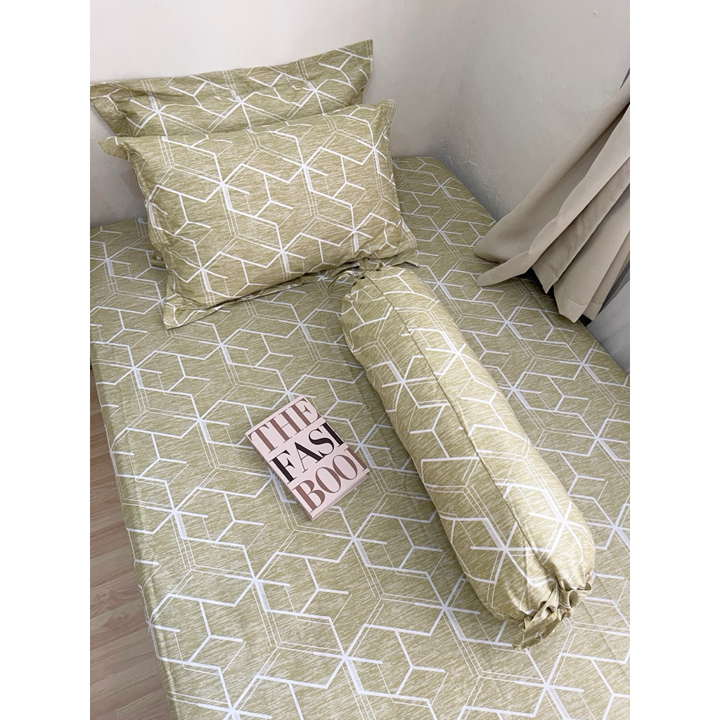 Instore sprei || sprei katun lokal star motif nobo
