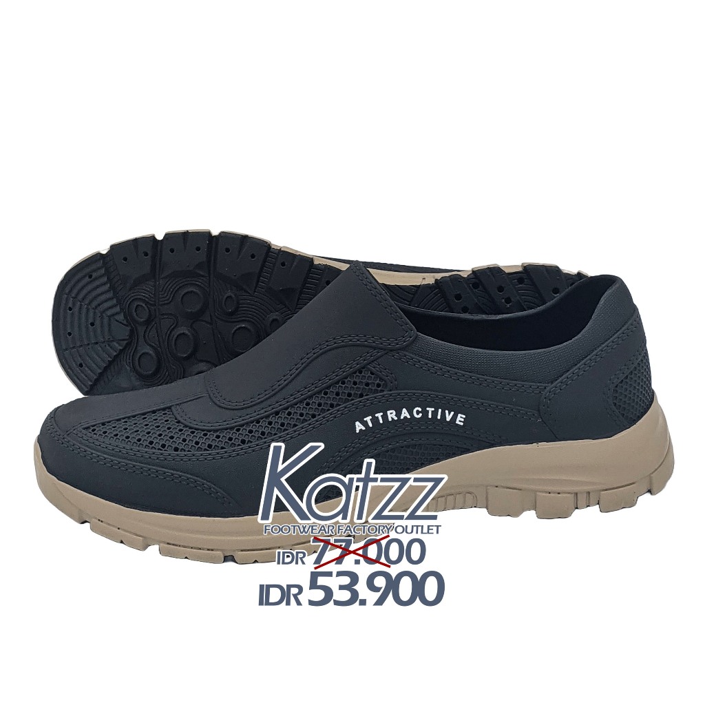 Katzz - Sepatu Karet Pria Uk 39 - 44 / Sepatu Pantofel Cocok Untuk Acara Santai / Sepatu Anti Slip D