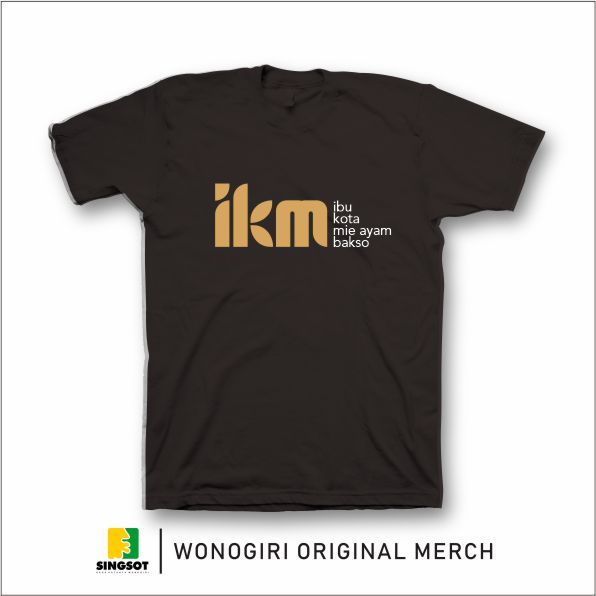 Kaos Singsot Kaos Khas Wonogiri kaos IKM Ibu Kota Mie Ayam Bakso