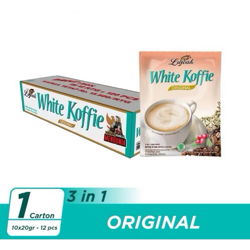 LUWAK WHITE KOFFIE 1 DUS 120 SACHET