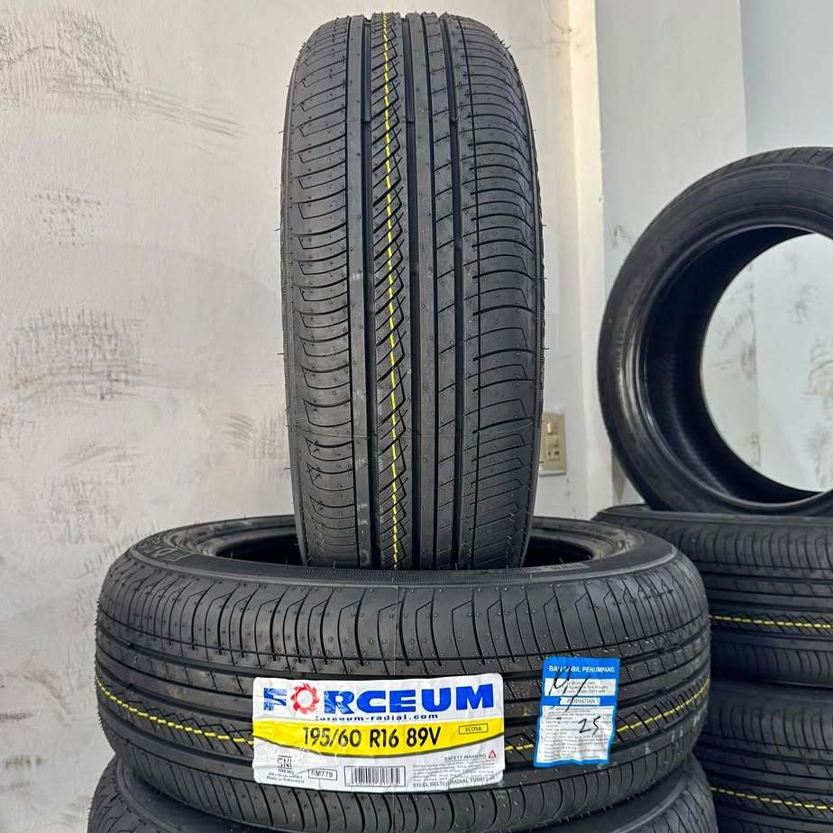 BAN STANDAR MOBIL XL7 BRV RING 16 FORCEUM ECOSA 195 60 R16 BAN TUBLLES