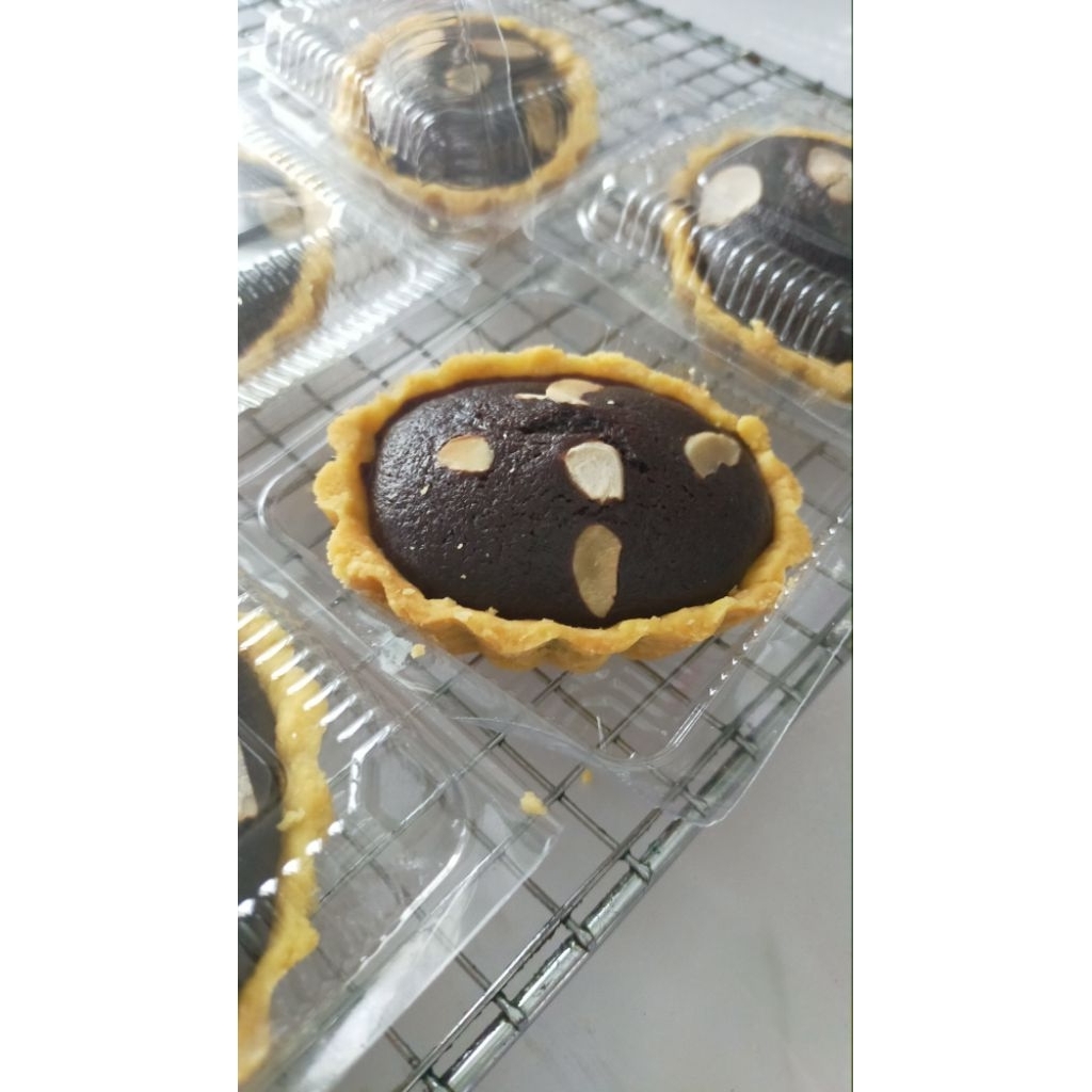 

coklat cake pie, makanan kecil, snack vegan