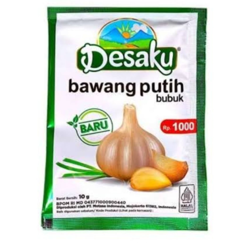 

Desaku bawang putih bubuk 6 Gram 100 % Bawang putih