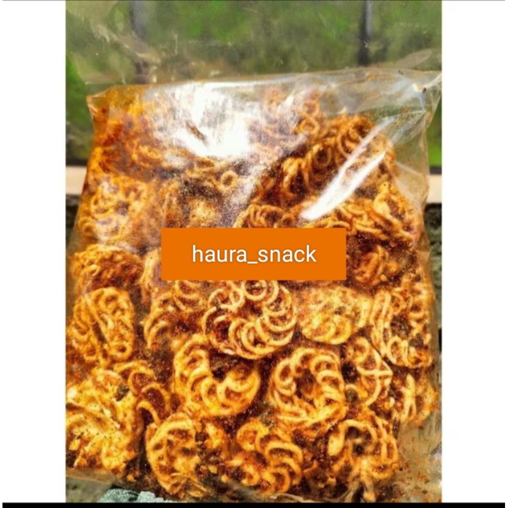 

PROMO Kerupuk rafael,kerupuk pedo,pedas daun jeruk 500gr
