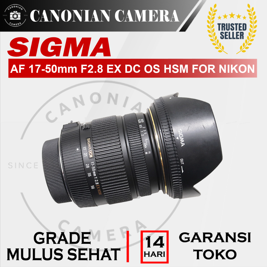 Lensa Sigma AF 17-50mm F2.8 EX DC OS HSM For Nikon