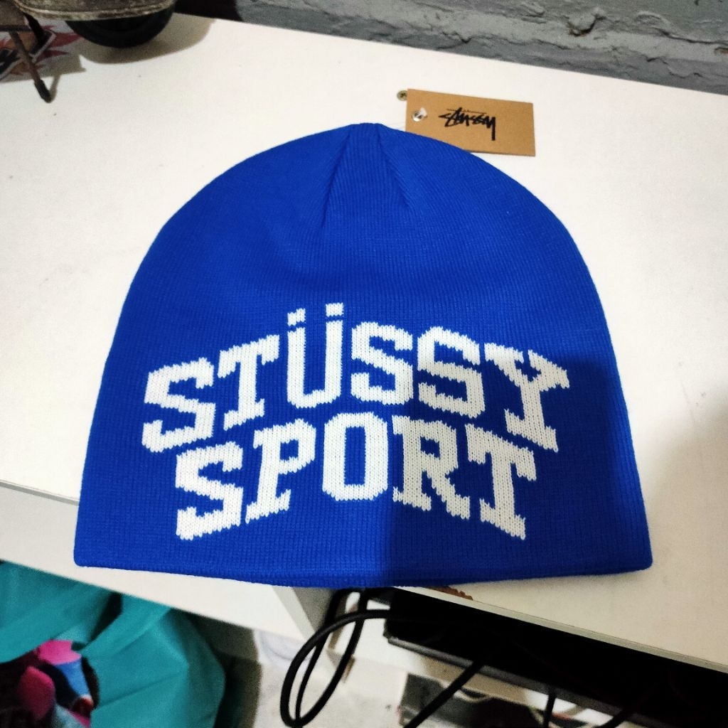 beanie hat stussy sport