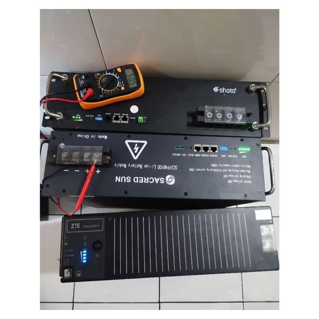 BATTERY LIFEPO4 48V 100AH HUAWEI SHOTO ZTE SACRED SUN GRADE A LIKE NEW NORMAL