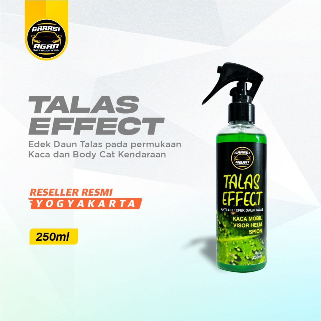 GARASI AGAN TALAS EFFECT Talas Water Repellent Kaca & Body Efek Daun Talas Kaca Mobil & Visor Helm