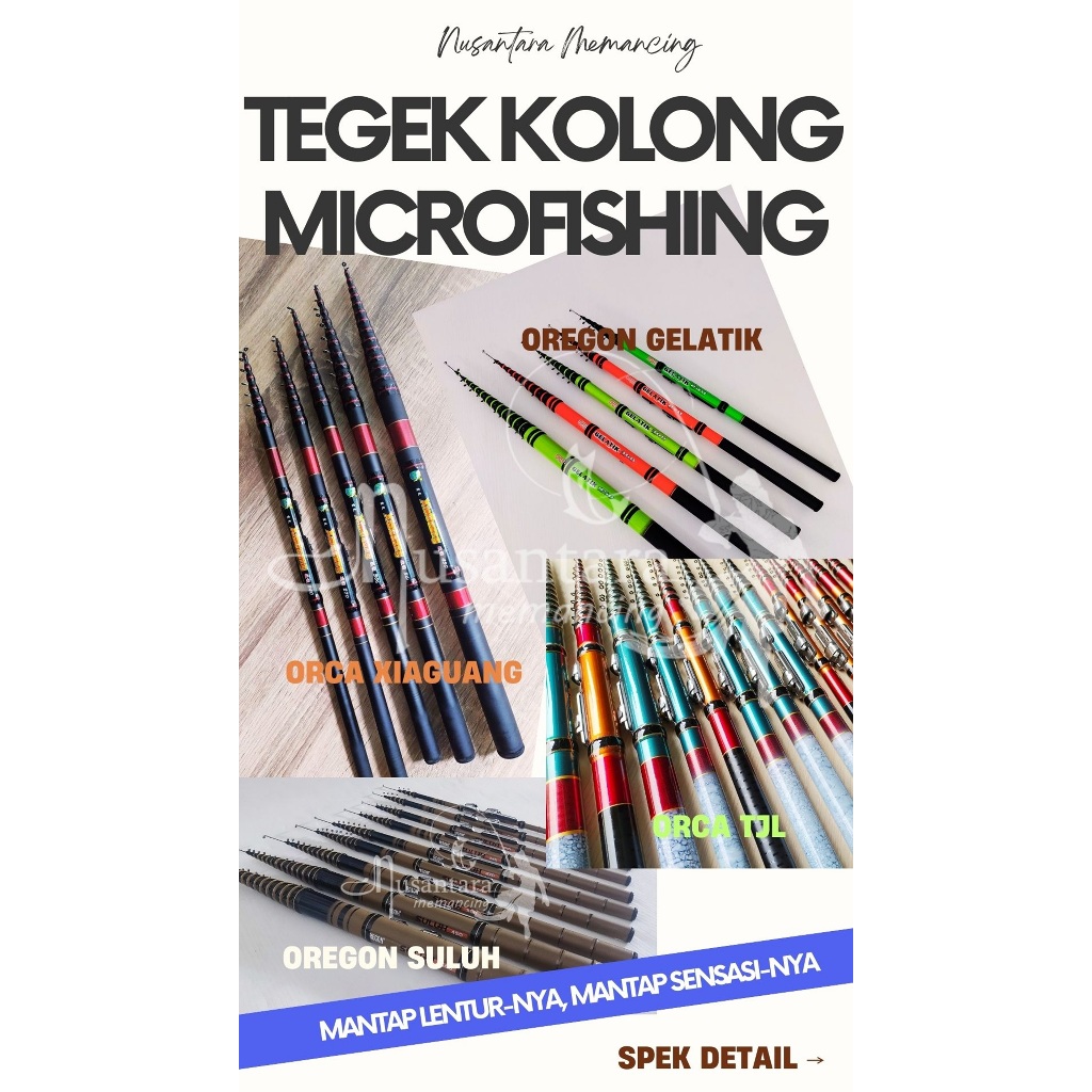 JORAN TEGEK KOLONG MICROFISHING FIBER LENTUR TJL XIAGUANG SULUH GELATIK 150 180 210 240 270 300 360 