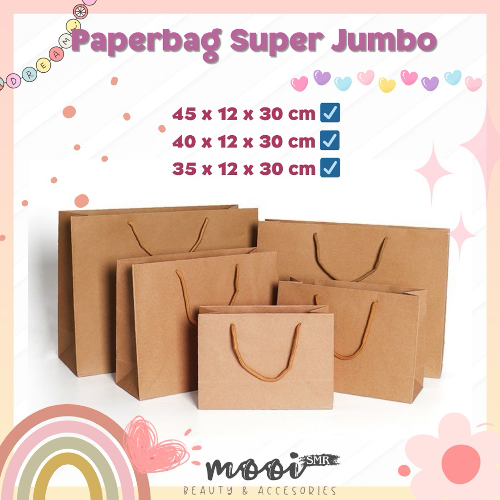 

Paperbag Super Jumbo | Goodie Bag Besar | Tas Kado Hadiah