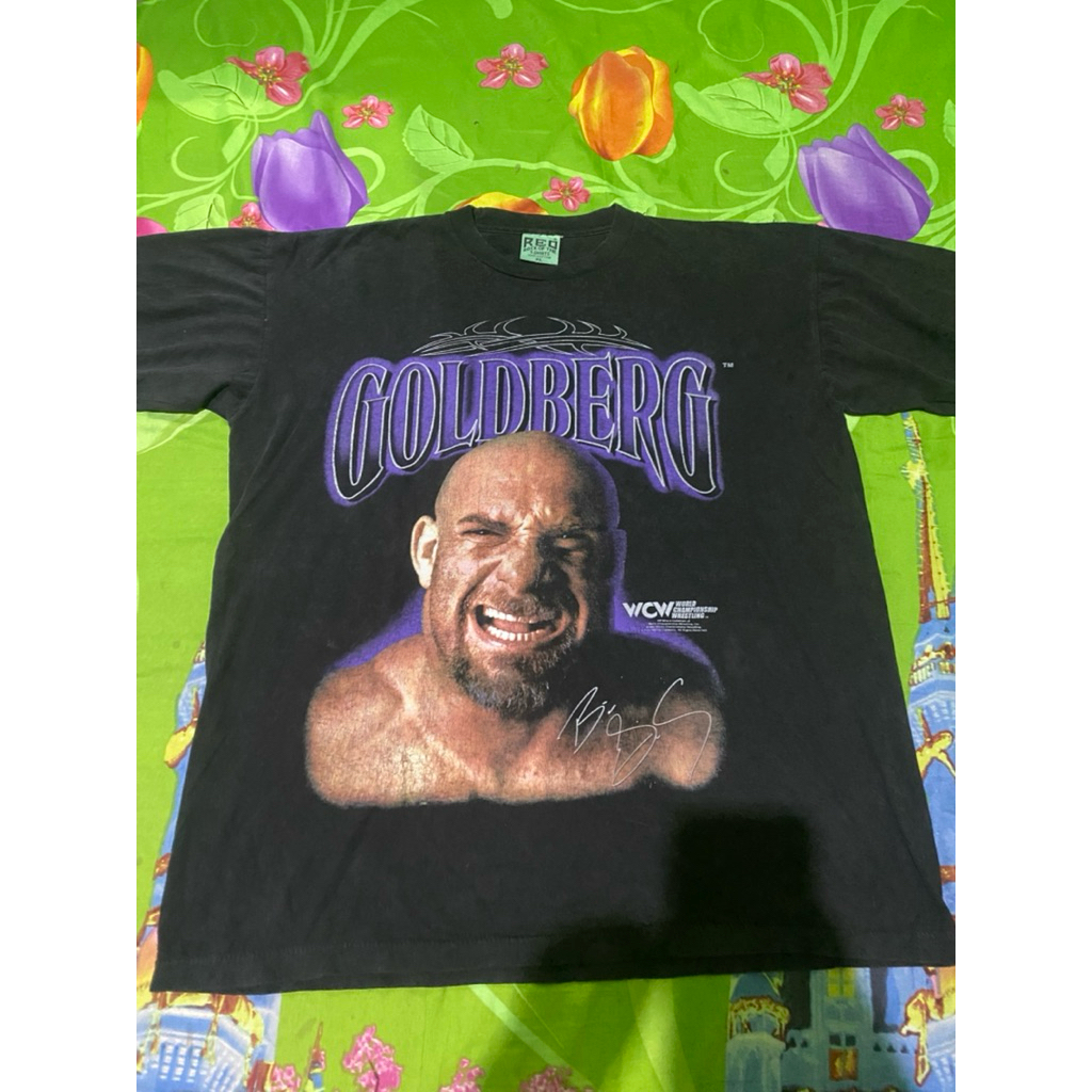 kaos botleg wcw golberg copyright 1998 vintage