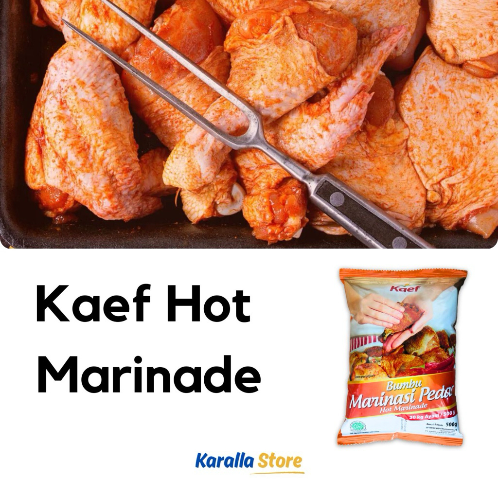 

Hot Marinade KAEF | Bumbu Marinasi Pedas | 500gr