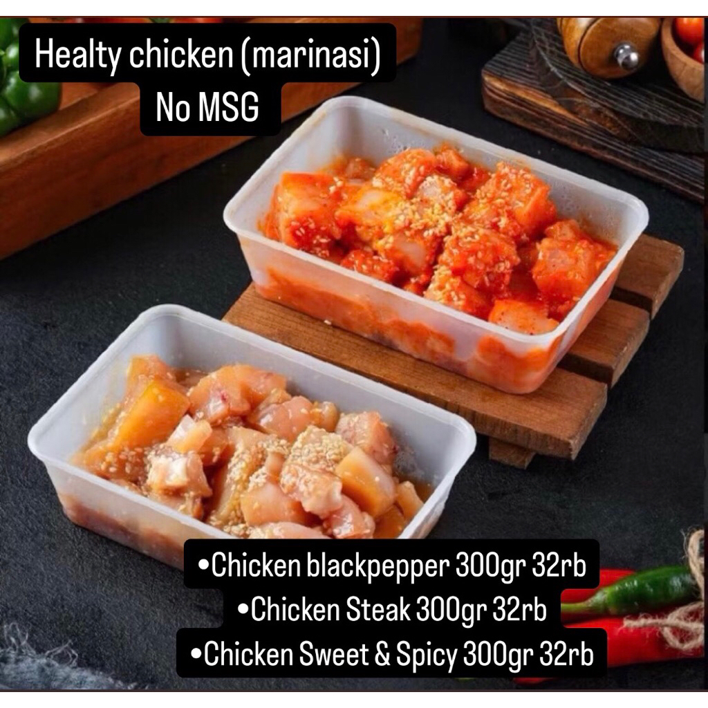 

Healthy Boneless Dada Ayam marinasi (3 varian)