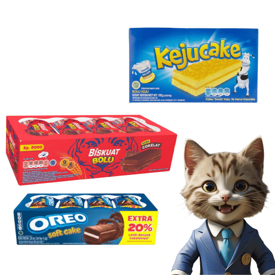 

OREO | KEJUKRAFT | BISKUAT BOLU SERIES BY~Faya Store~