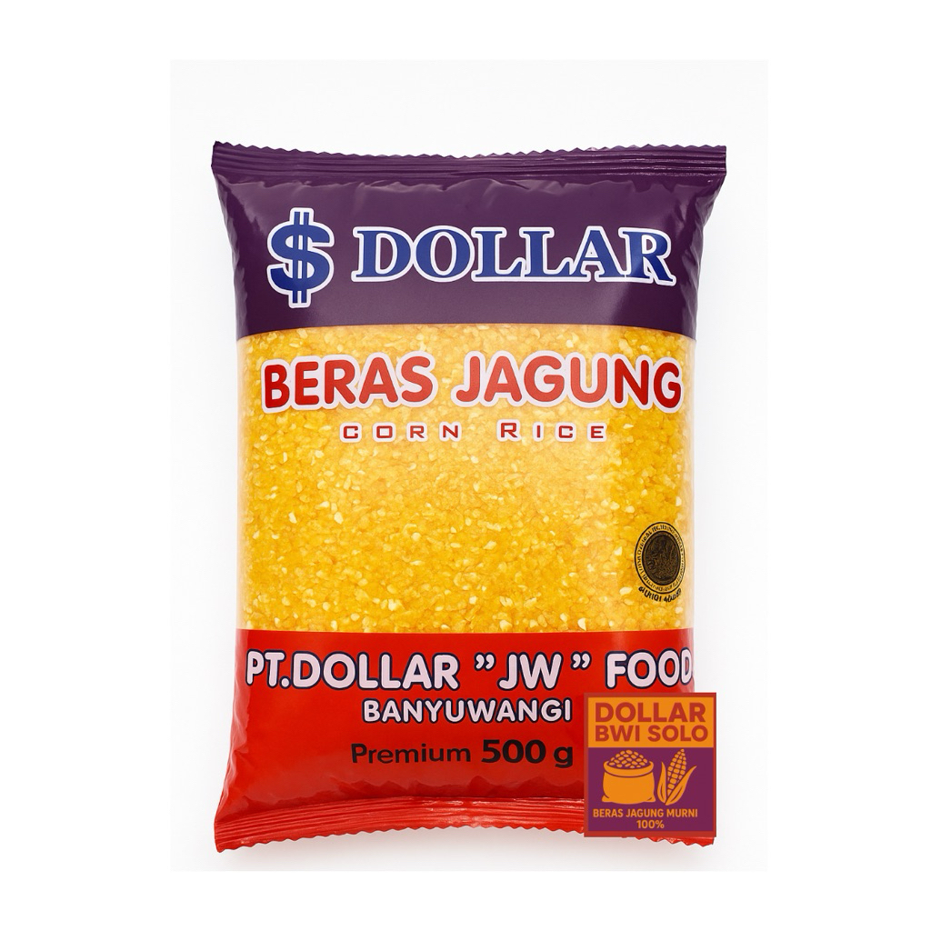 

Beras Jagung Dollar Premium 500gr – Rendah Gula, Tinggi Serat, Cocok untuk Diet & Diabetes