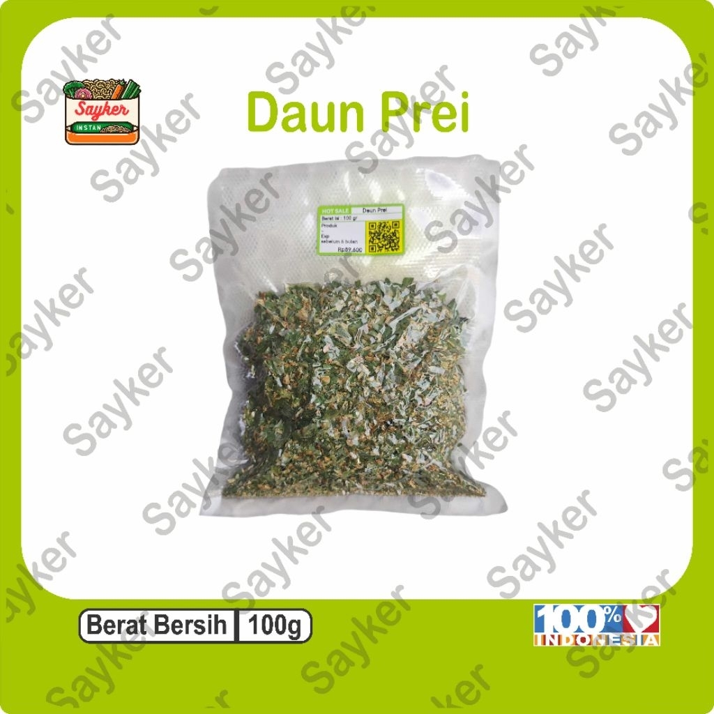

Sayur Kering Daun Prei, ( 100 gr ) Sayker Original