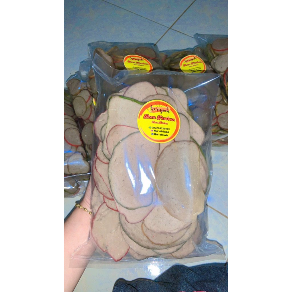 

kerupuk ikan tamban khas tg pinang 500g ukuran besar