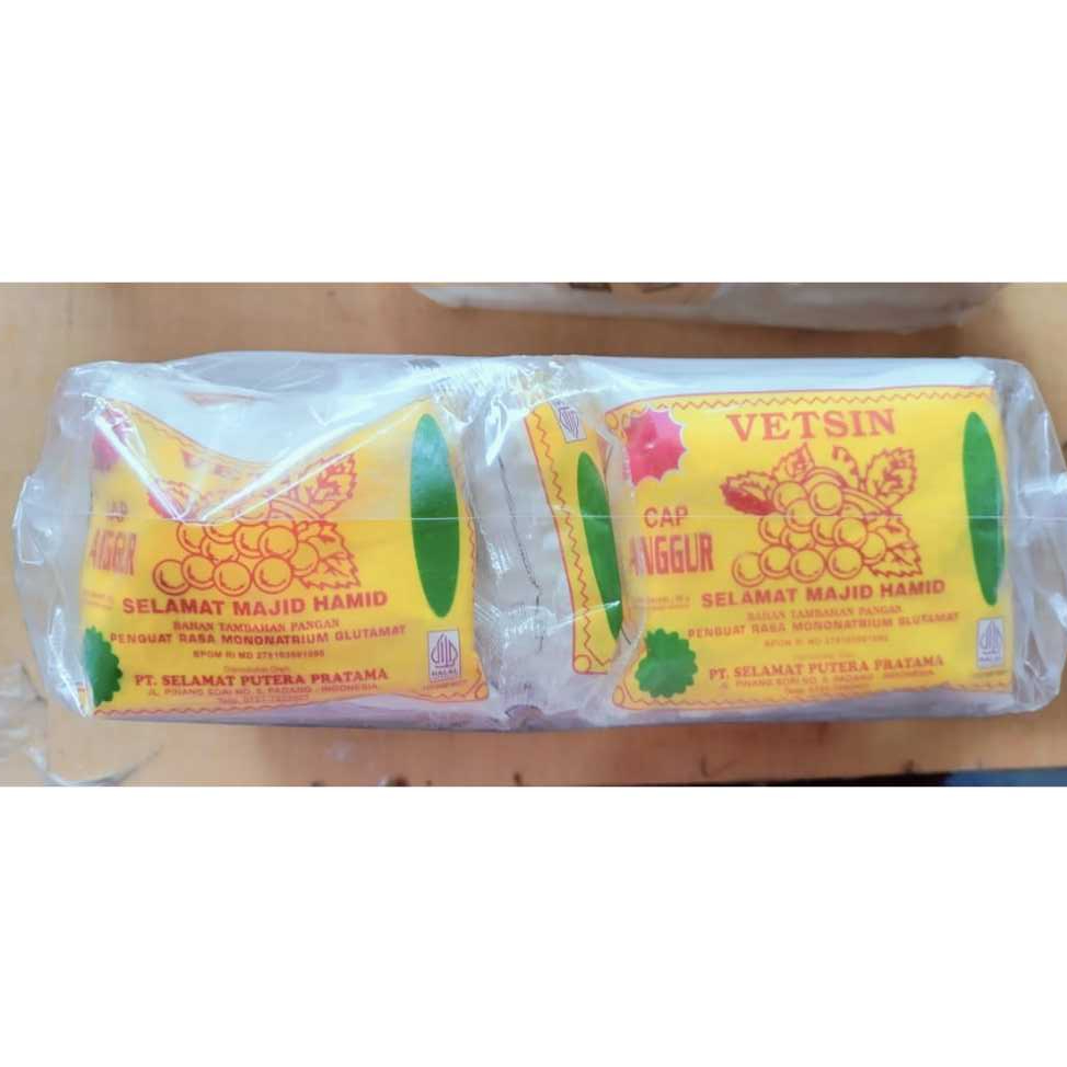 

Vetsin Cap Anggur (1 Pack 20 Sachet x 50 Gr)