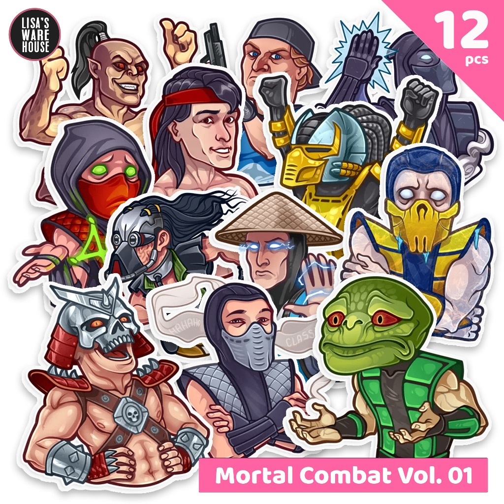

Sticker Mortal Combat Volume 01