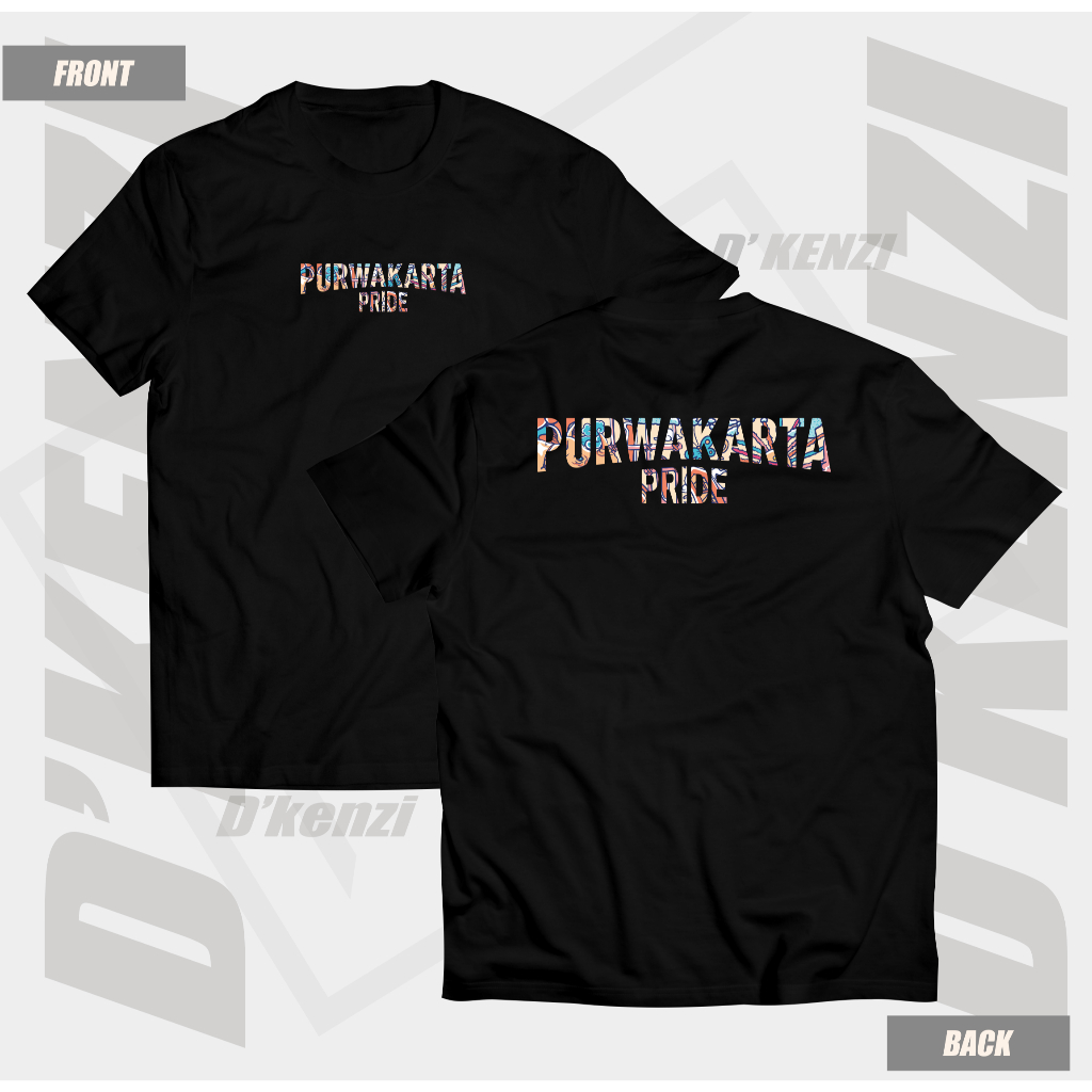 Kaos Kota Purwakarta T-shirt Purwakarta Pride Bahan katun adem nyaman enak dipakai