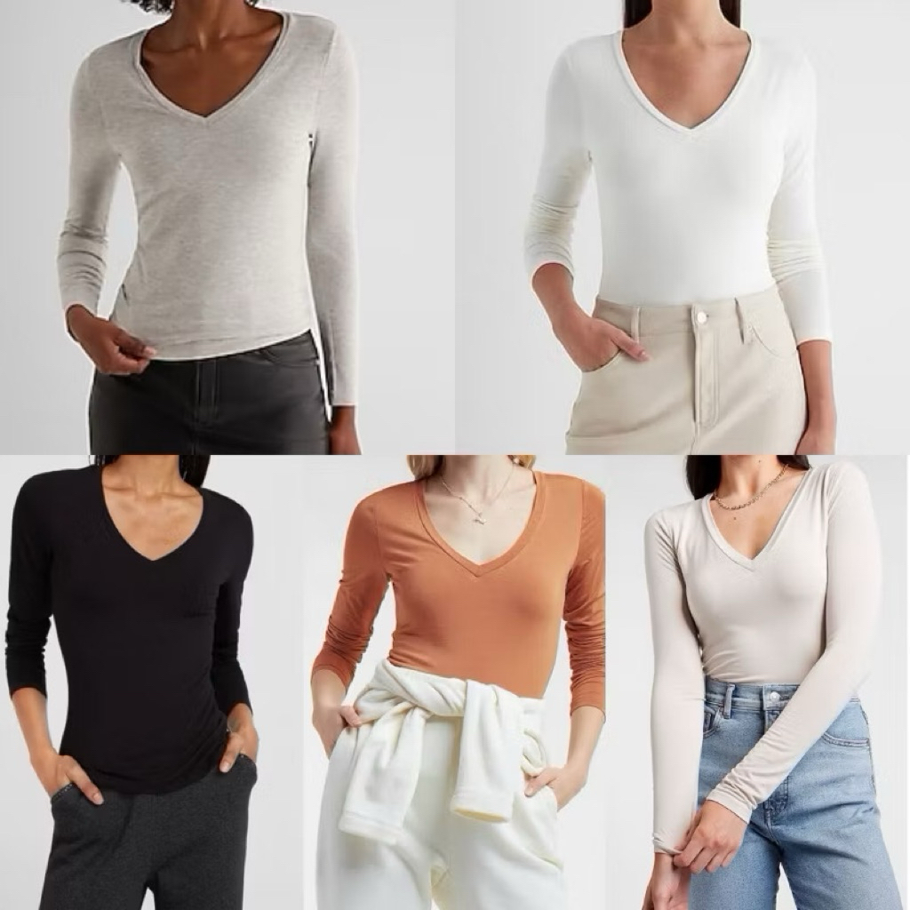 EXPRESS KAOS LENGAN PANJANG BRANDED WANITA NEW