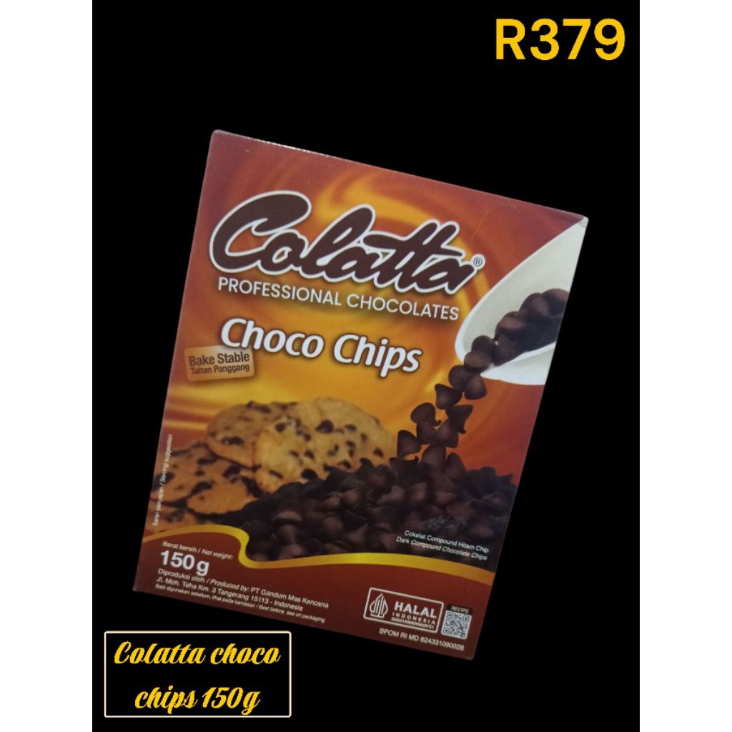

colatta choco chips 150 g EXP date 09/01/2027