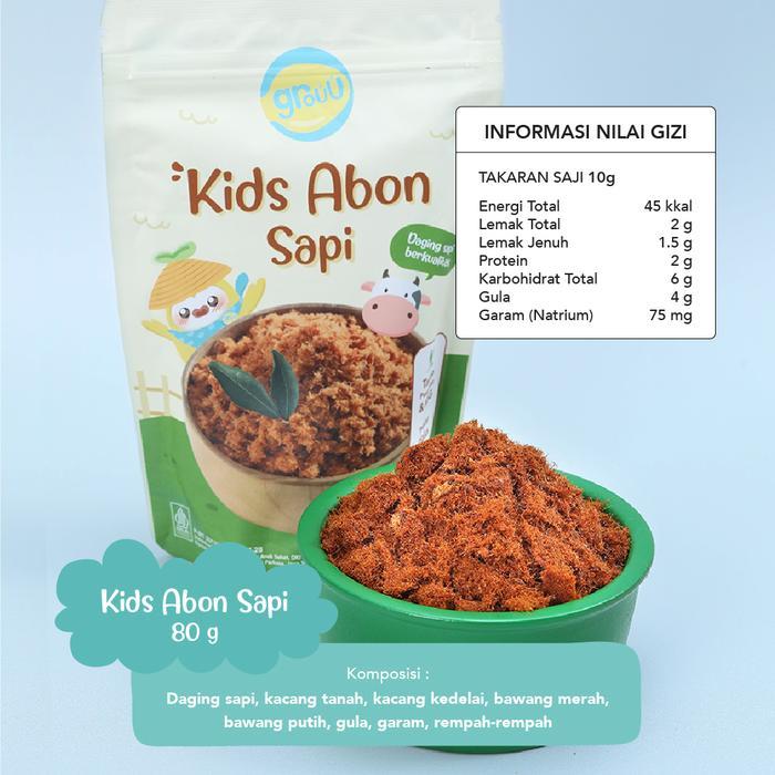 

Grouu - Abon Kids/Anak Sapi (cocok untuk 12+ Bulan)