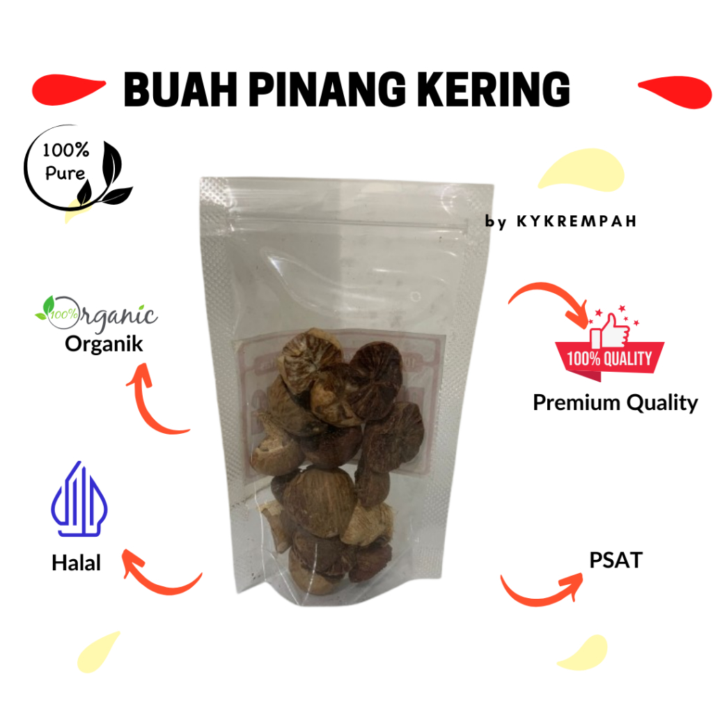 

Pinang Kering Asli [ 50 gram]