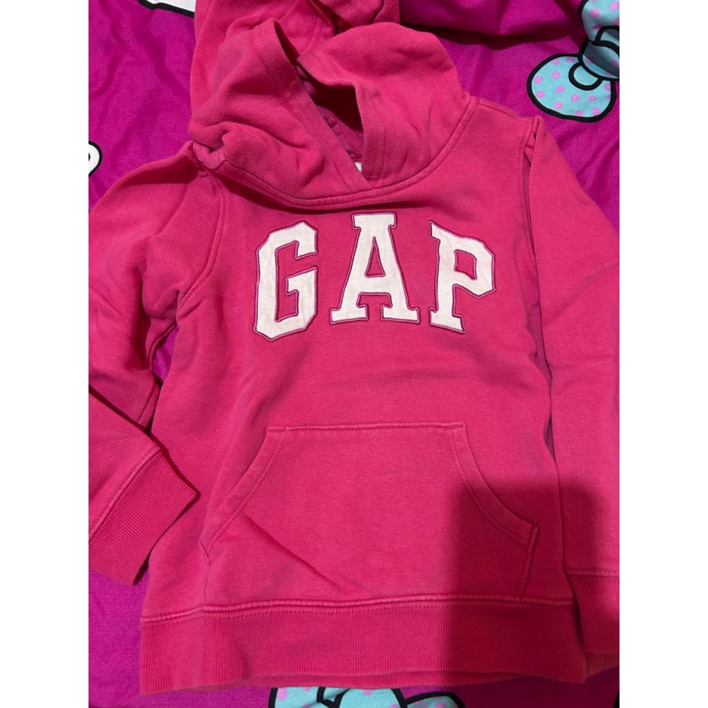 hoodie sweater gap pink fuschia bayi