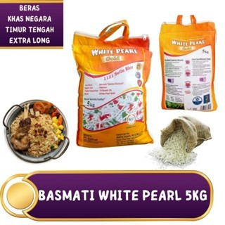 

BASMATI WHITE PEARL 5KG I PUNJAB NOOR I PUNJAB QUEEN EXTRA LONG RICE PREMIUM I BERAS KHAS TIMUR TENGAH I BERAS NASI KEBULI BRIYANI