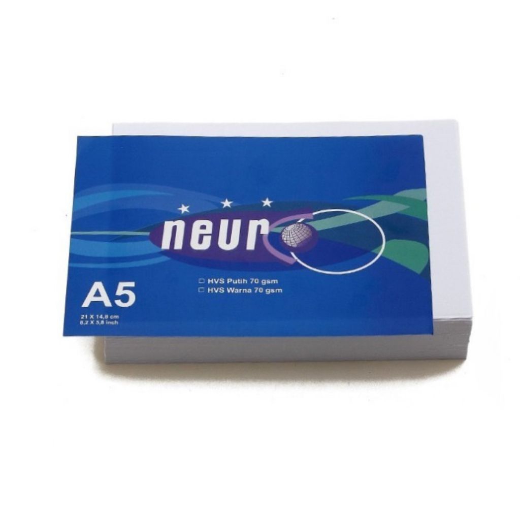 

kertas HVS A5 Neuro 70gr putih - 1 rim isi 400 lembar