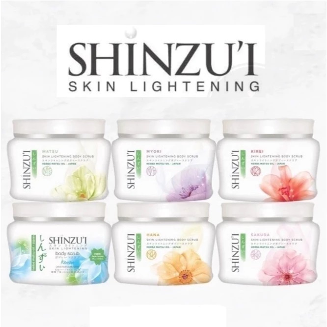 Shinzui Body scrub 110gr (Kecil) shinzui lulur mandi