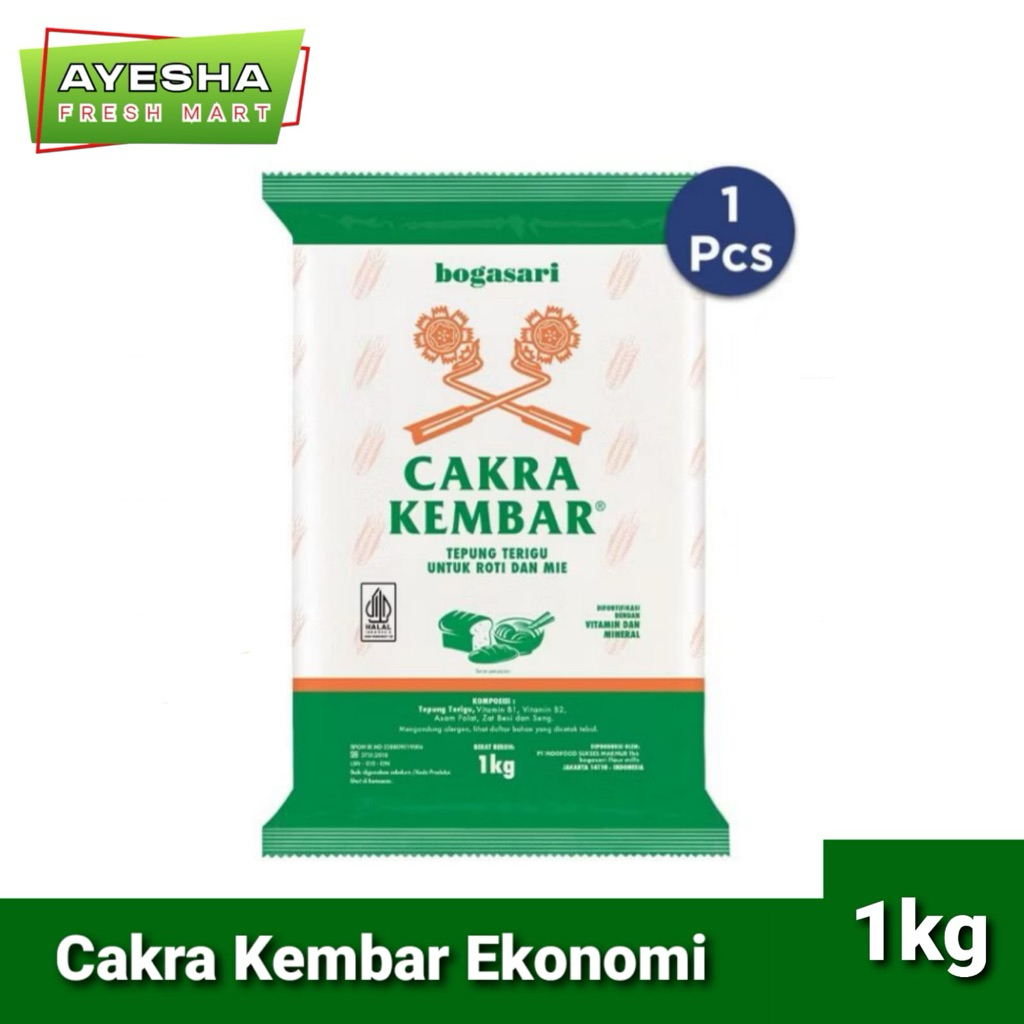 

Tepung Terigu cakra kembar 1kg