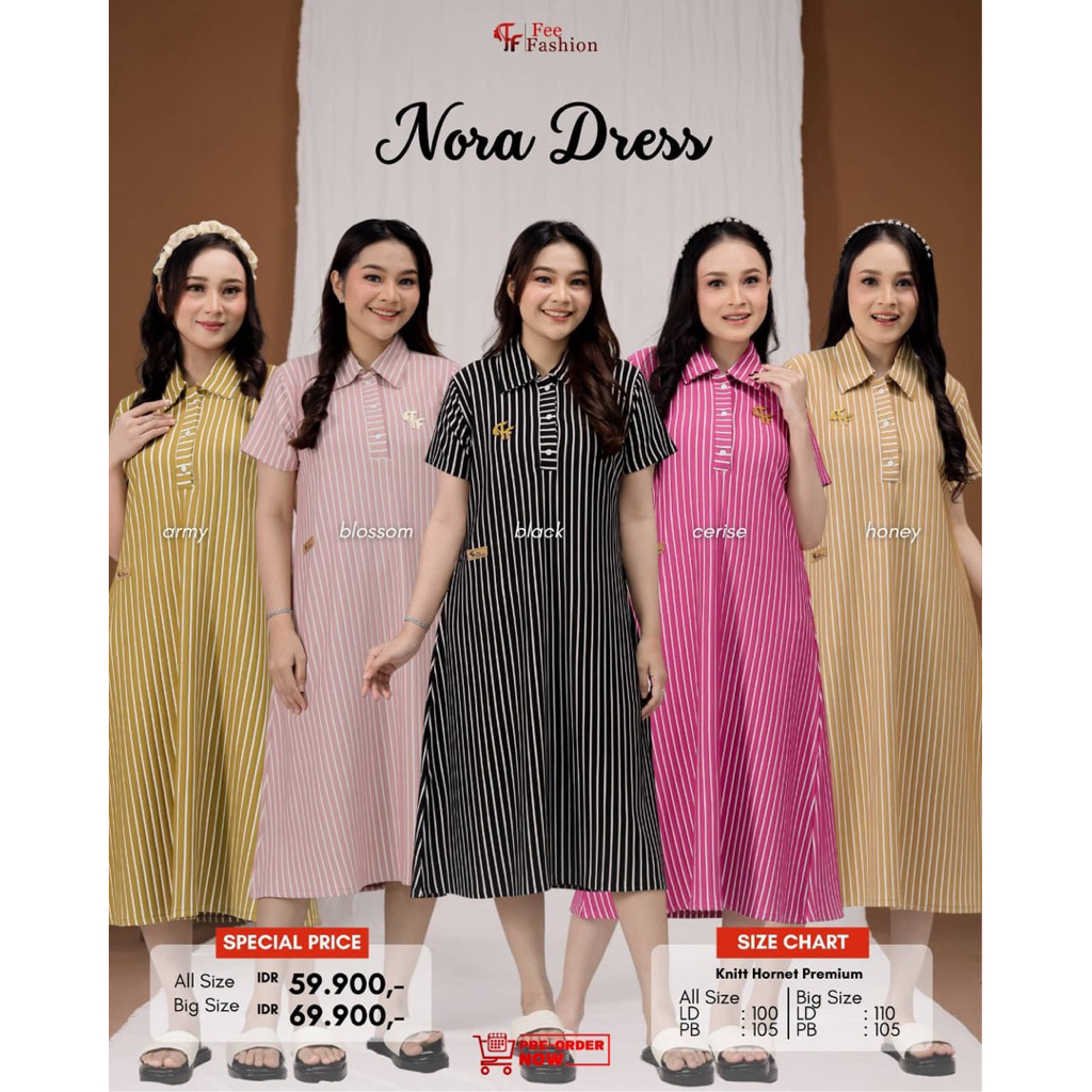Fee Fashion - Dress / Daster / Nora Dress Fee Fashion