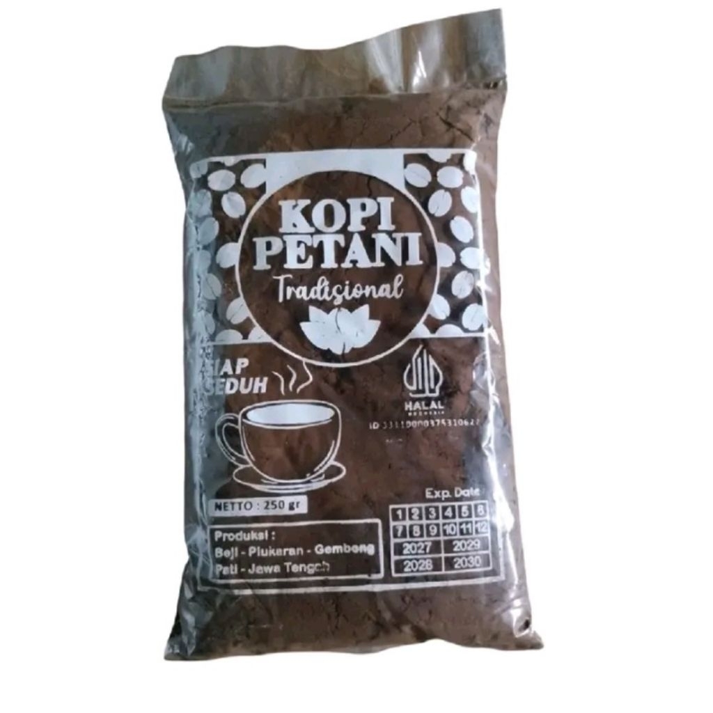 

250g KOPI MURIA CAP PETANI TRADISIONAL kopi siap seduh Coffee Bubuk Robusta