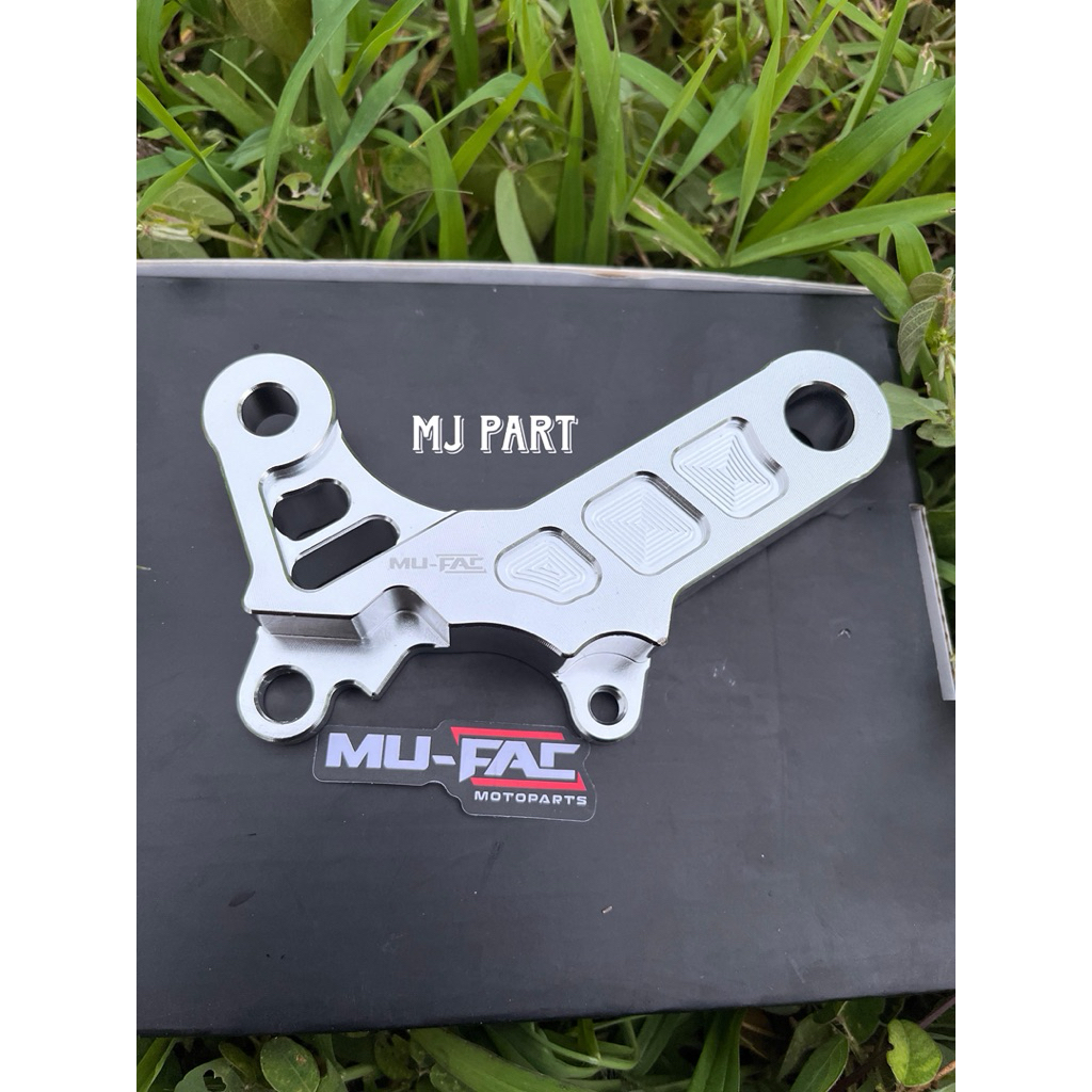Breket / Bracket Cnc kaliper 2P Nissin Samurai Rem belakang Ninja R/ss disc 220 mm