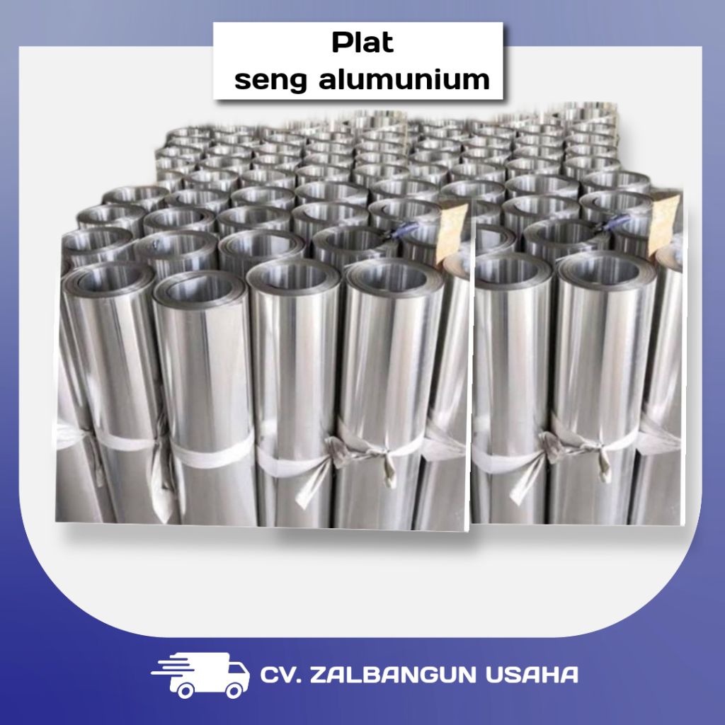 Seng alumunium 0.2mm | plat seng alumunium talang anti karat rollan