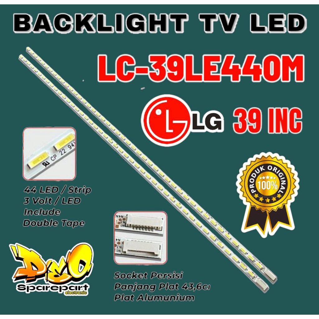 BACKLIGHT TV SHARP 39 INC LC39LE440M