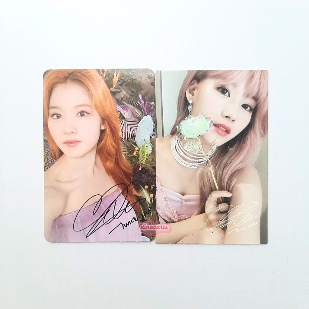 PHOTOCARD TWICE SANA MORE AND MORE FEEL SPECIAL ALBUM SIGN